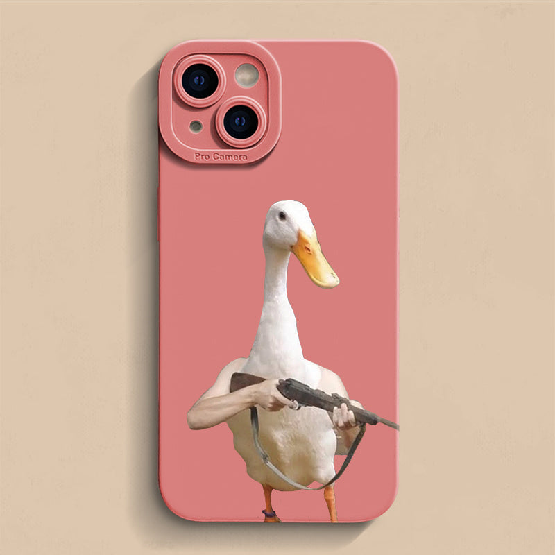 Anti-fall Funny Duck telefonfodral