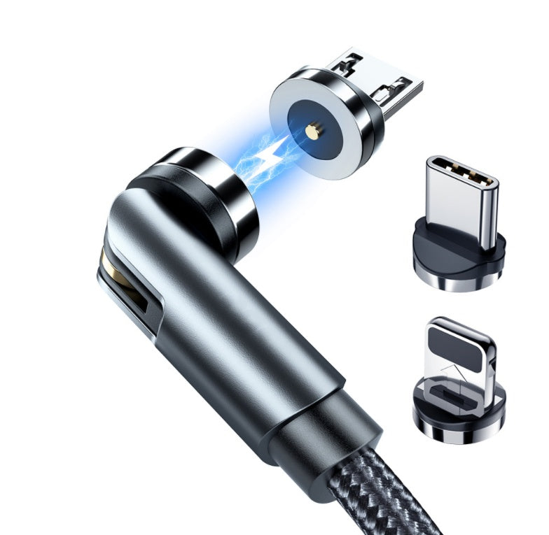 Magnetisk kabel 360 graders USB typ C laddningskabel