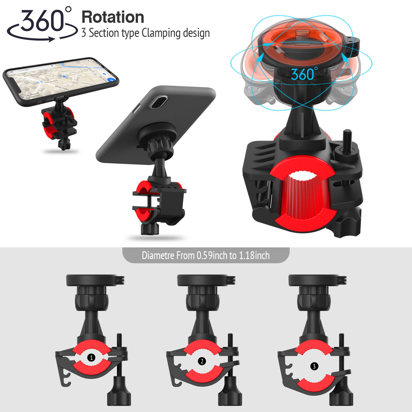 Mobilhållare för elcykel