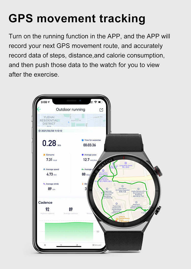 Smart klocka Bluetooth-samtal