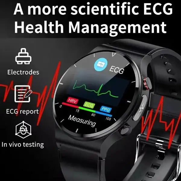 ECG WATCH Män Kroppstemperatur
