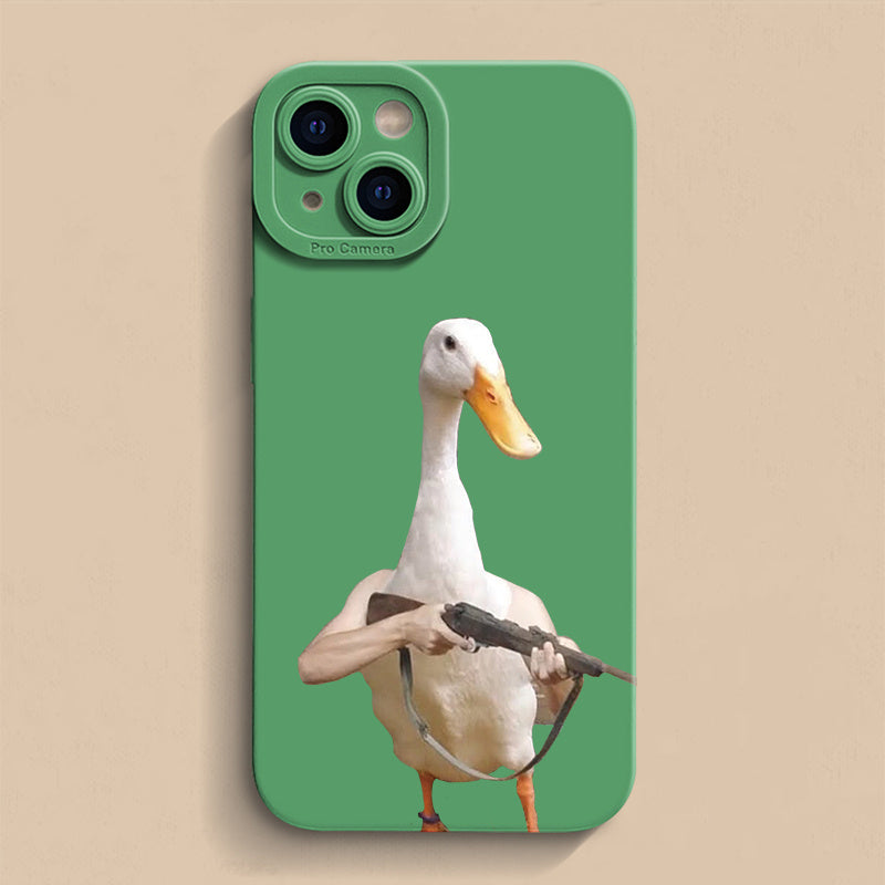 Anti-fall Funny Duck telefonfodral