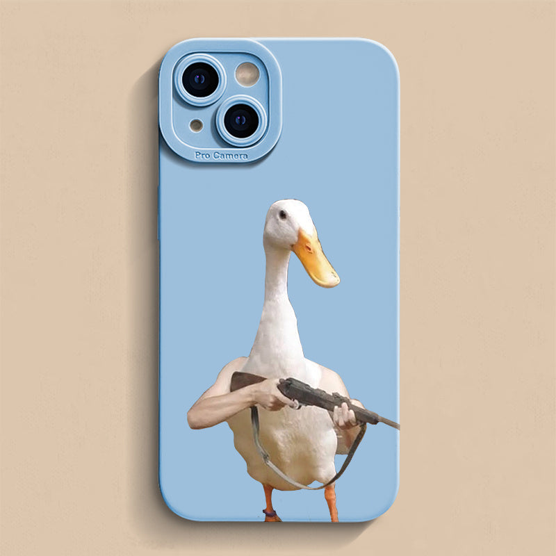 Anti-fall Funny Duck telefonfodral