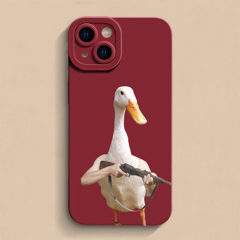 Anti-fall Funny Duck telefonfodral