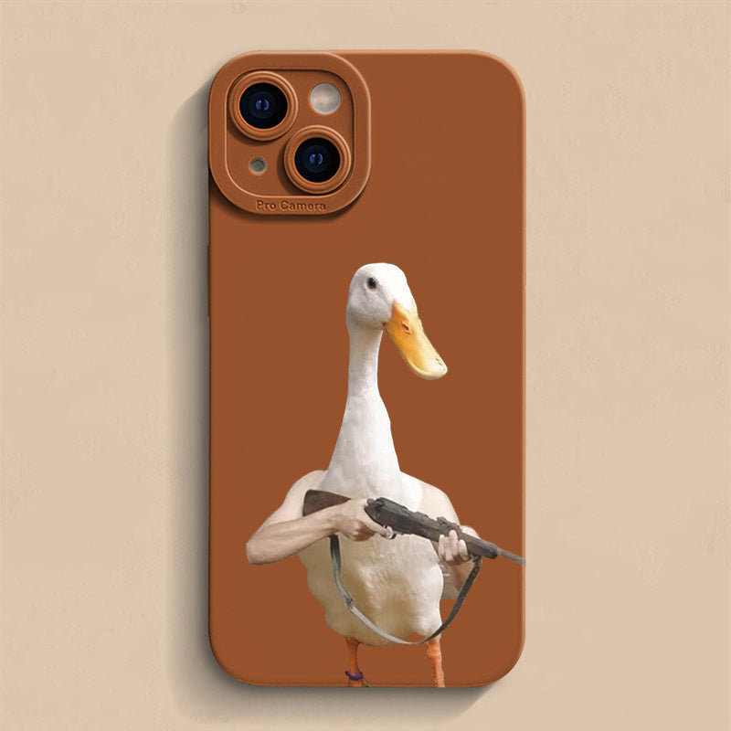 Anti-fall Funny Duck telefonfodral
