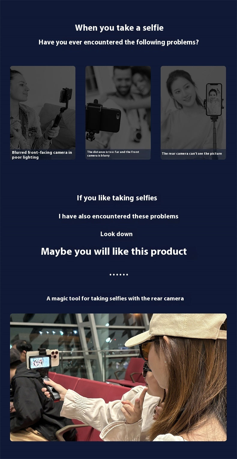 Mobiltelefon Selfie Spegel Skärm