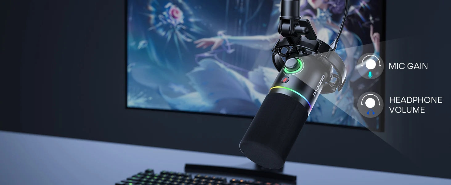 Maono PD200X – XLR/USB Dynamisk Mikrofon