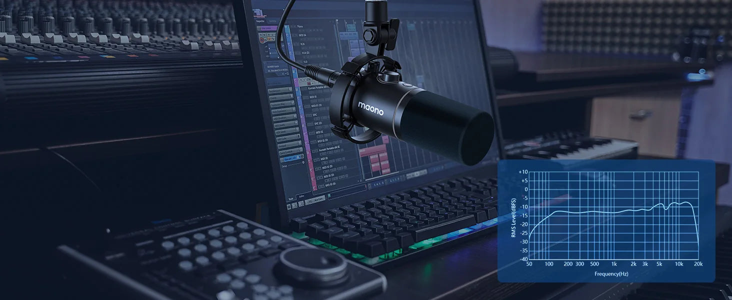 Maono PD200X – XLR/USB Dynamisk Mikrofon