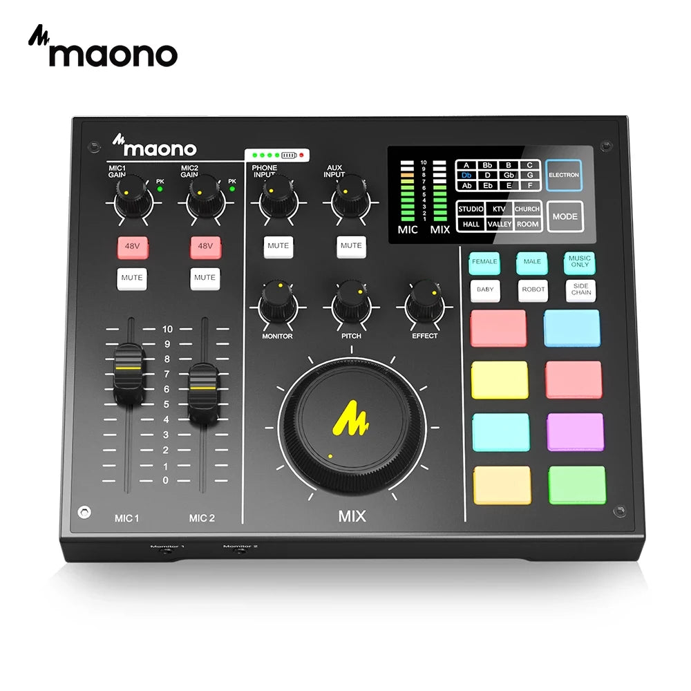 MAONOCASTER – Allt-i-ett ljudinterface & podcastutrustning