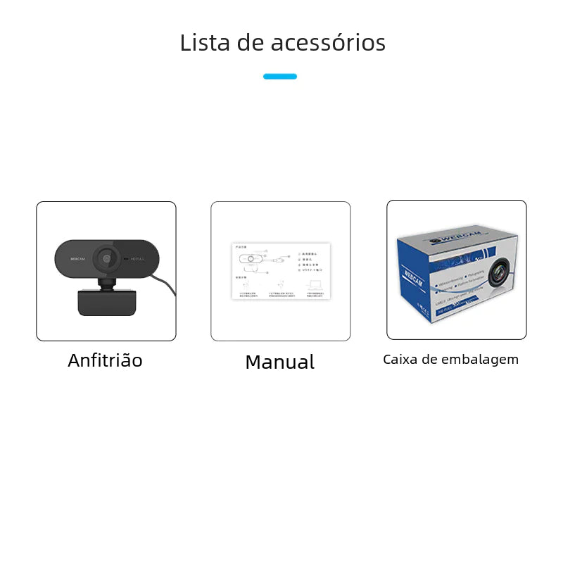 HD Webbkamera – Skarp Bild för Möten