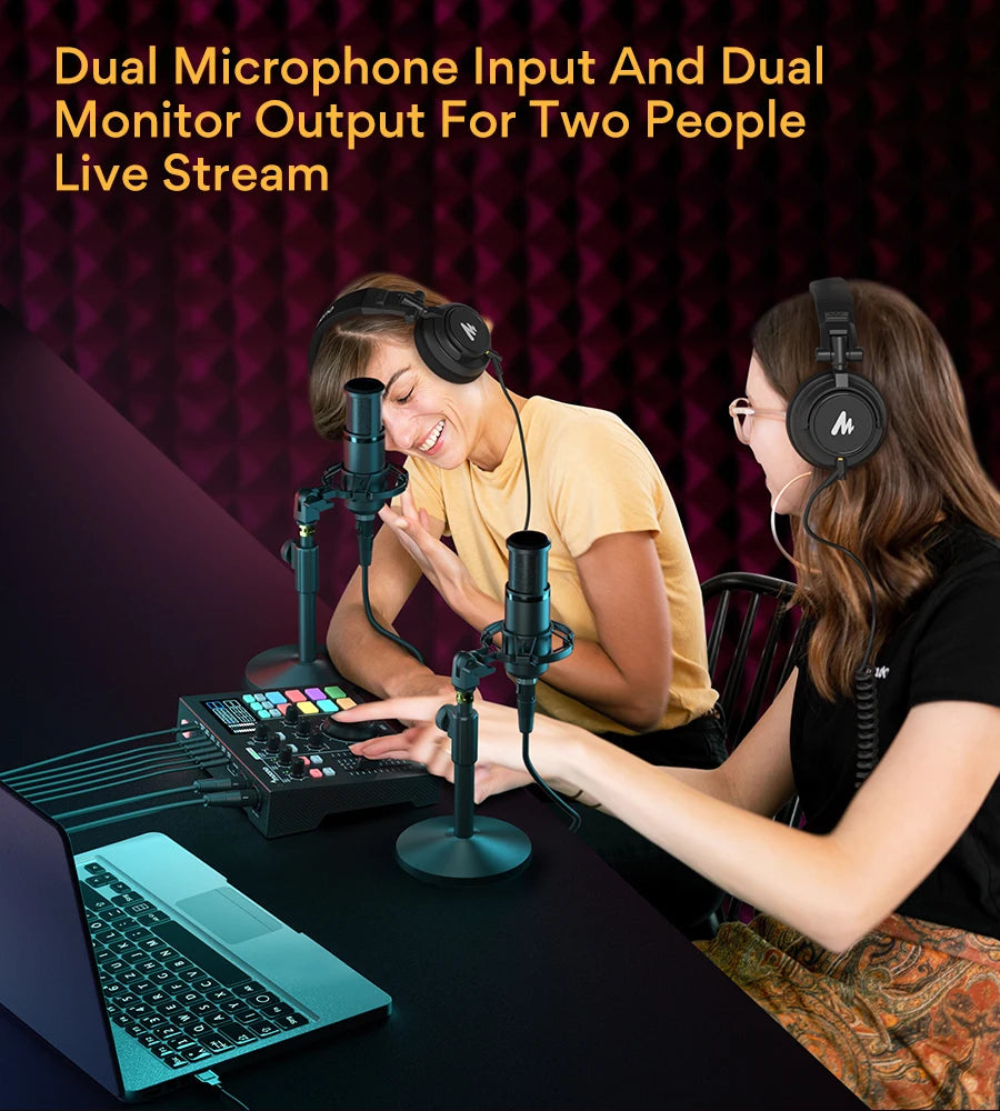 MAONOCASTER – Allt-i-ett ljudinterface & podcastutrustning