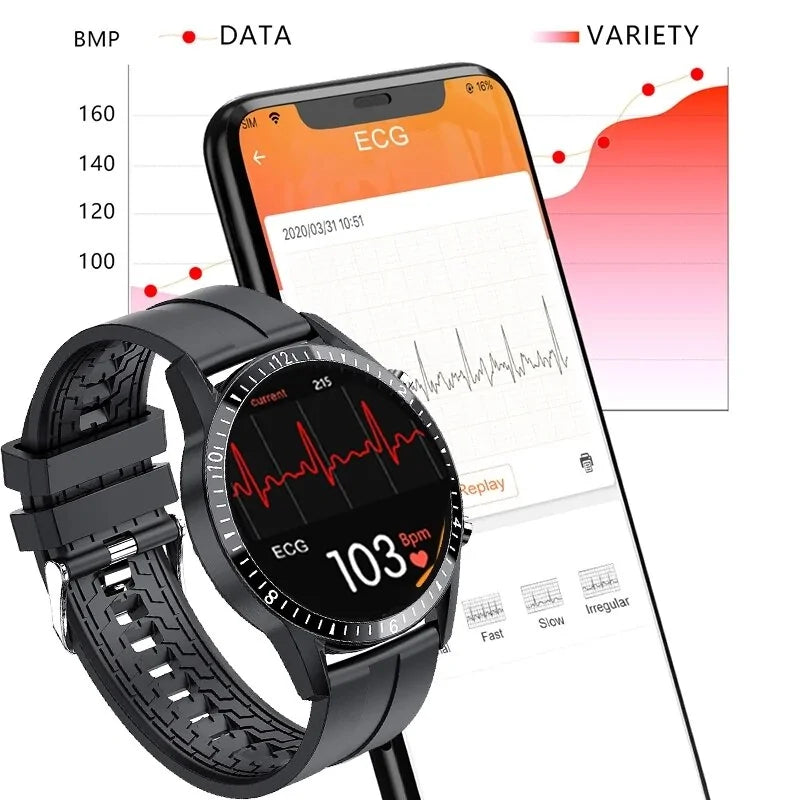 Vattentät Smartwatch Health Monitor för män