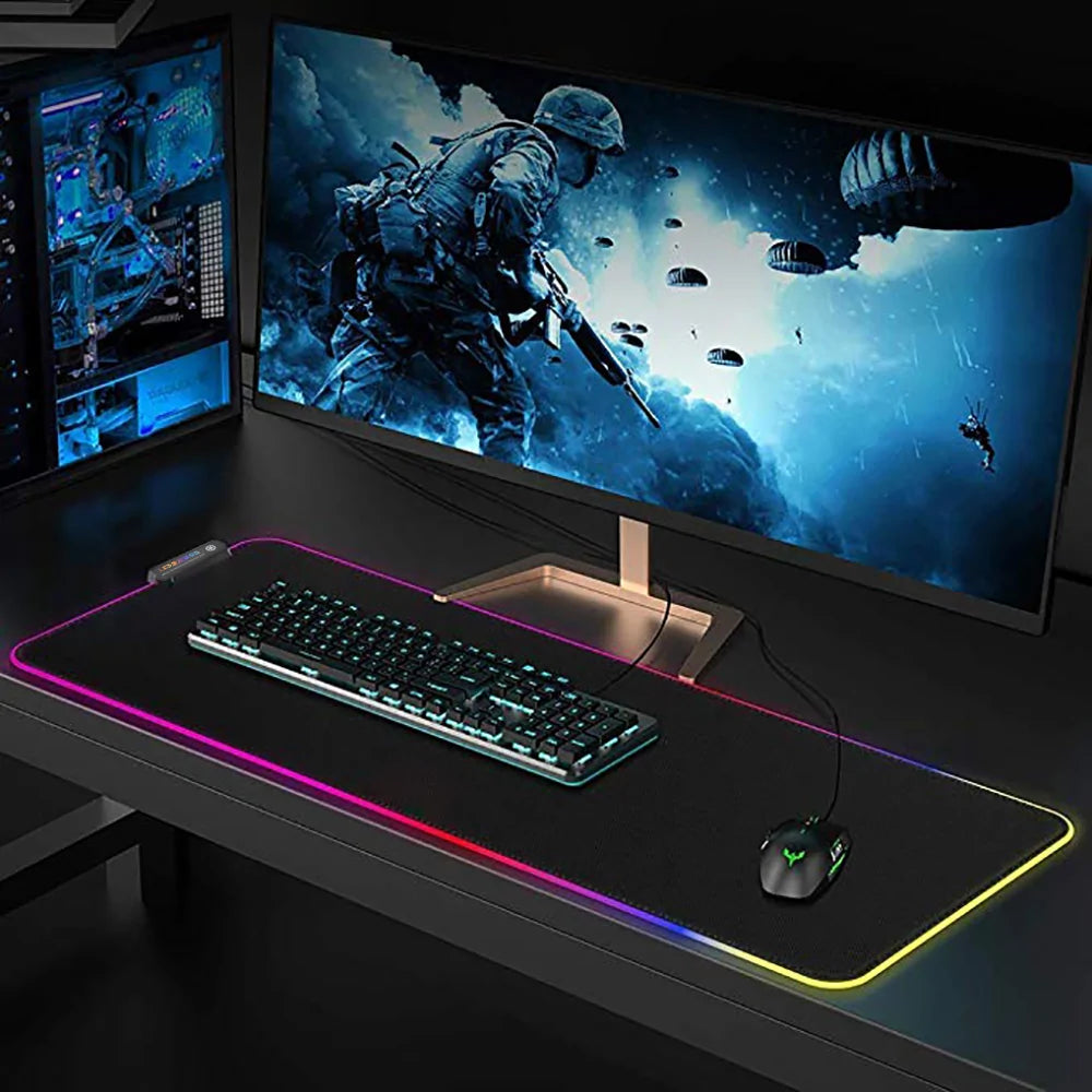 RGB Gaming-musmatta med Ljus