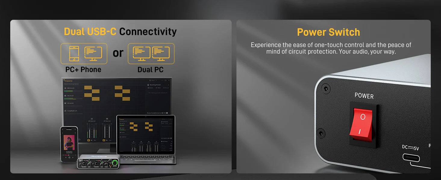 MAONO-PS22 USB Audio Interface