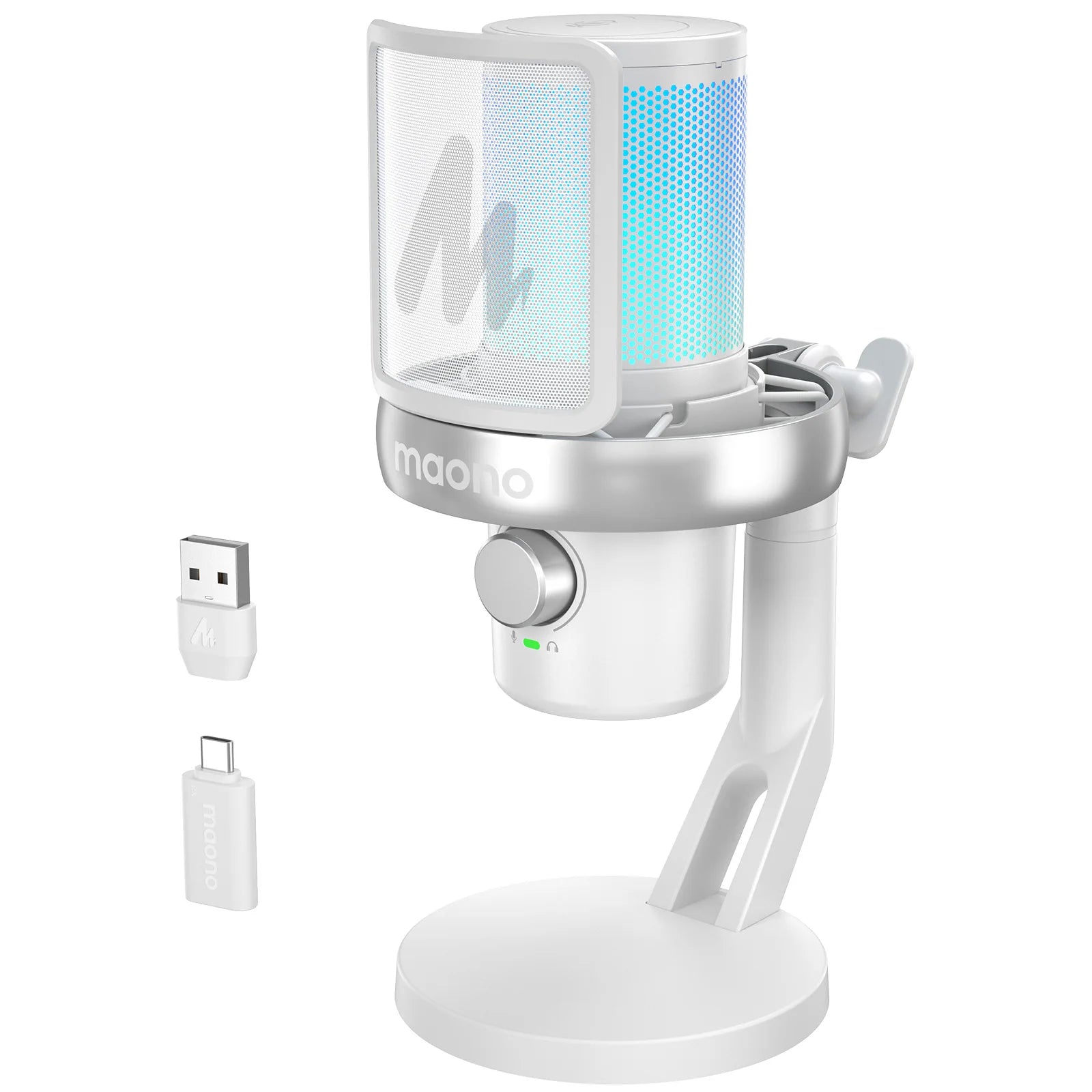 MAONO DM40 – Trådlös USB-mikrofon med AI-röstförändring