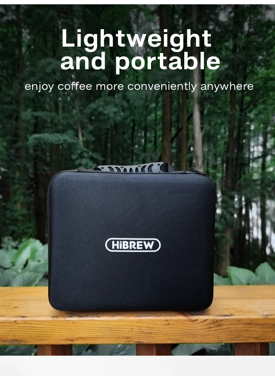 HiBREW H4 – Kompakt kaffemaskin för resa, bil och kök