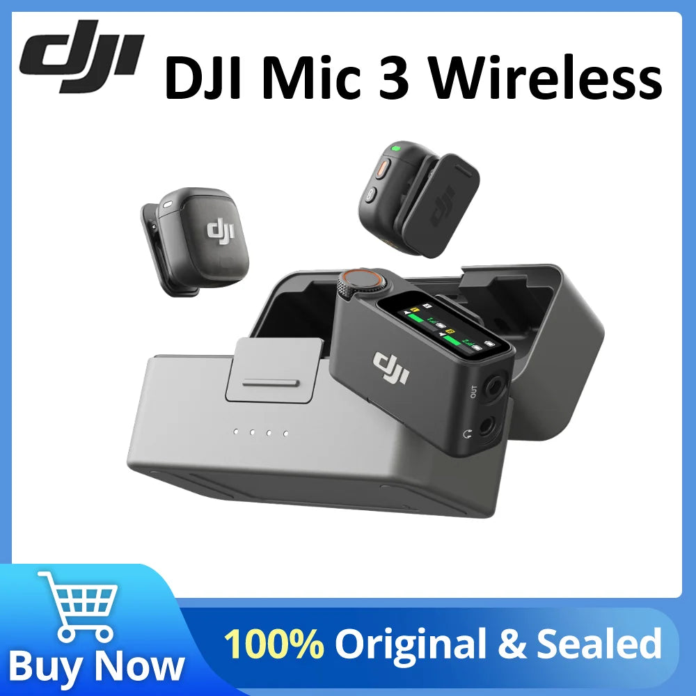 DJI Mic 3 – Trådlöst Mikrofonkit