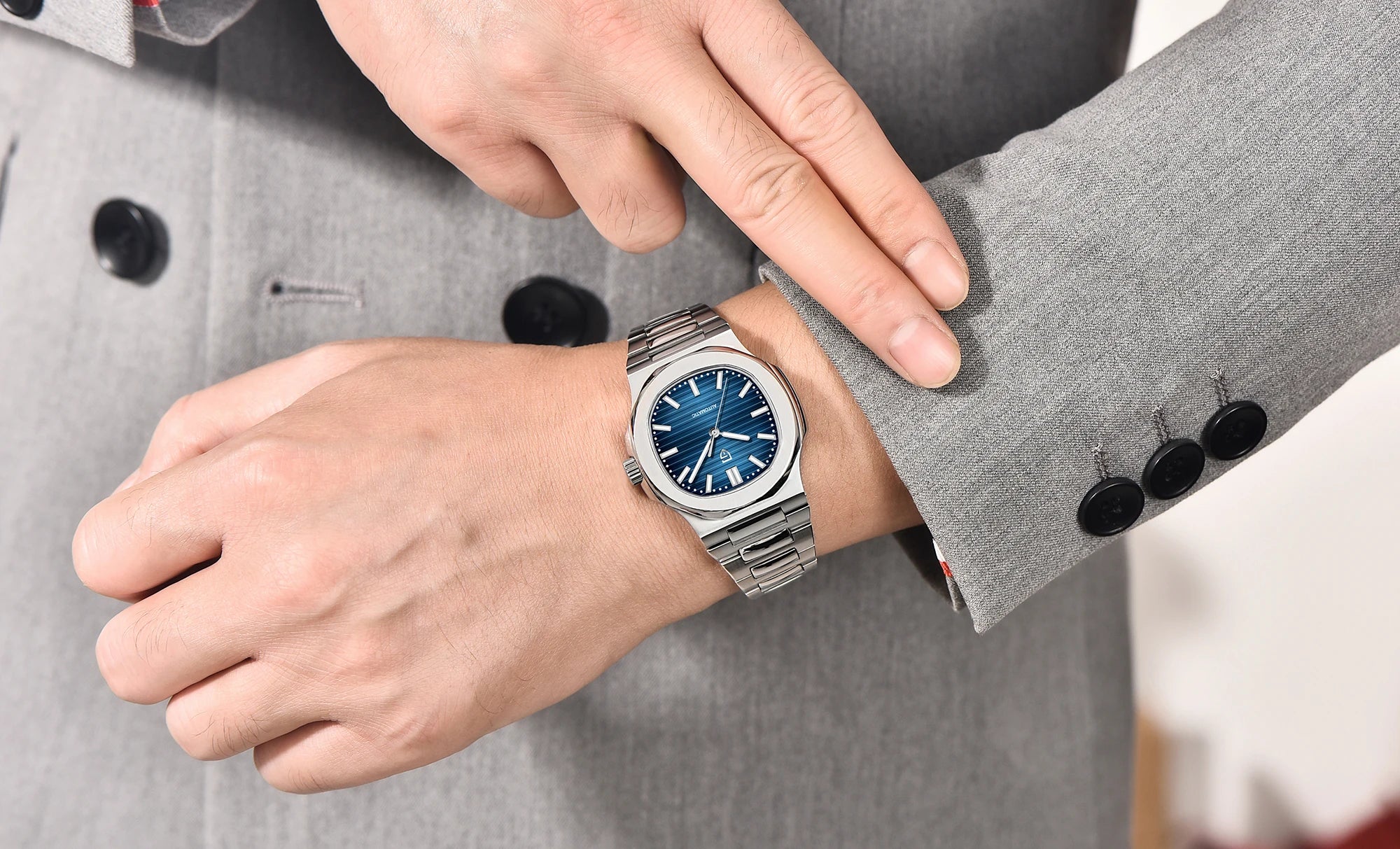 PAGANI DESIGN 2025 – Lyxig Herrklocka med Seagull ST6