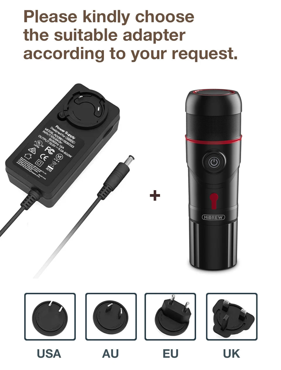 HiBREW H4 – Kompakt kaffemaskin för resa, bil och kök