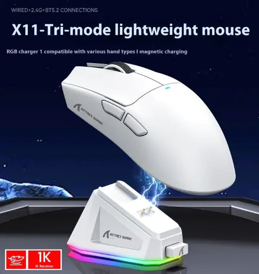 X11 Lightweight RGB-mus – Trådlös