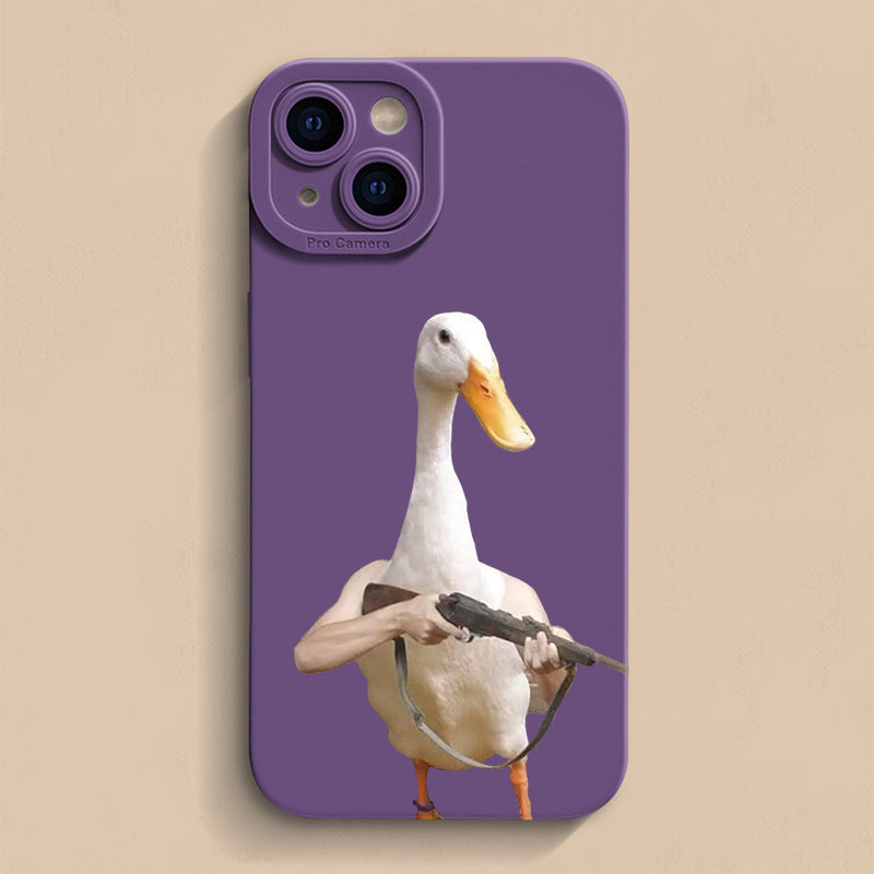 Anti-fall Funny Duck telefonfodral
