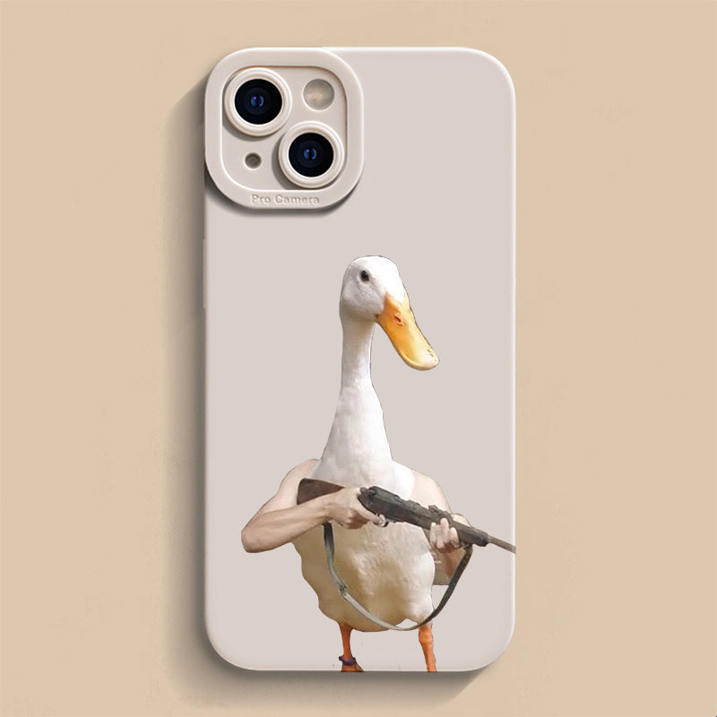 Anti-fall Funny Duck telefonfodral