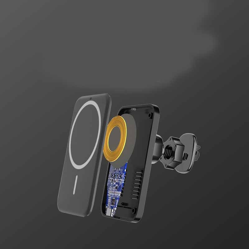 15W Trådlös Billaddare med Mobilhållare