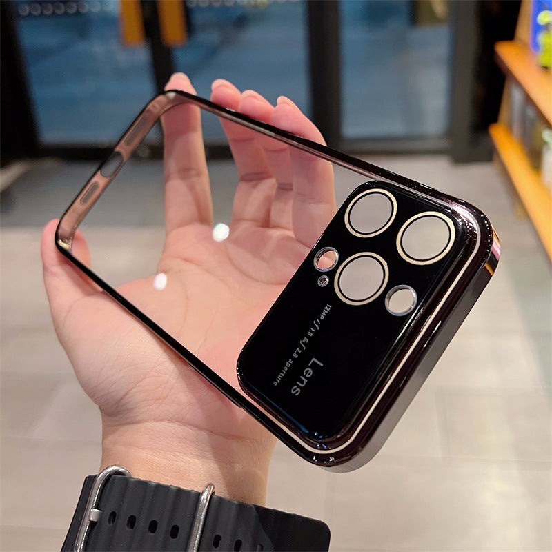 Telefonfodral i skyddsglas med stort fönster