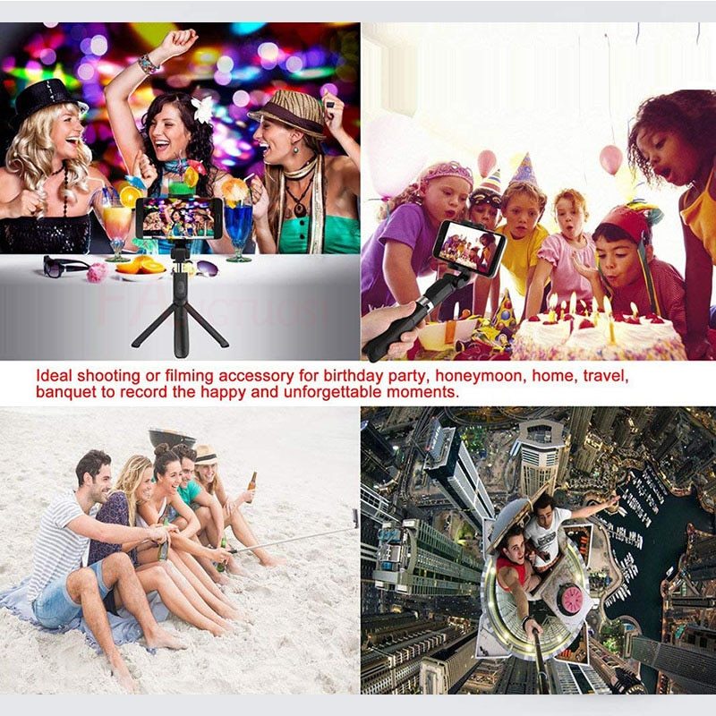 Selfiepinne med stativ