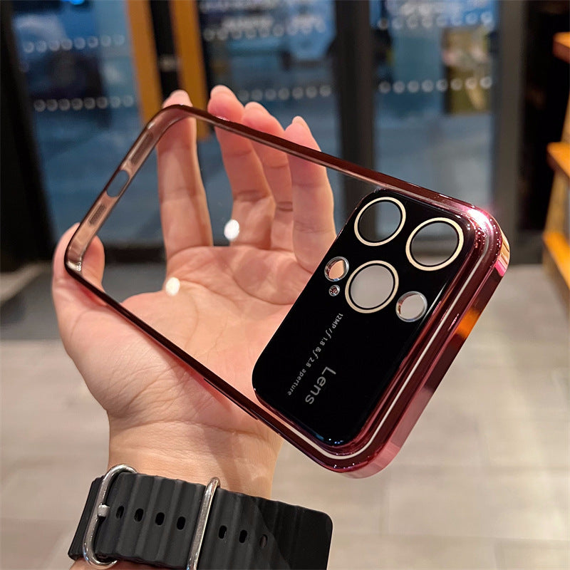 Telefonfodral i skyddsglas med stort fönster