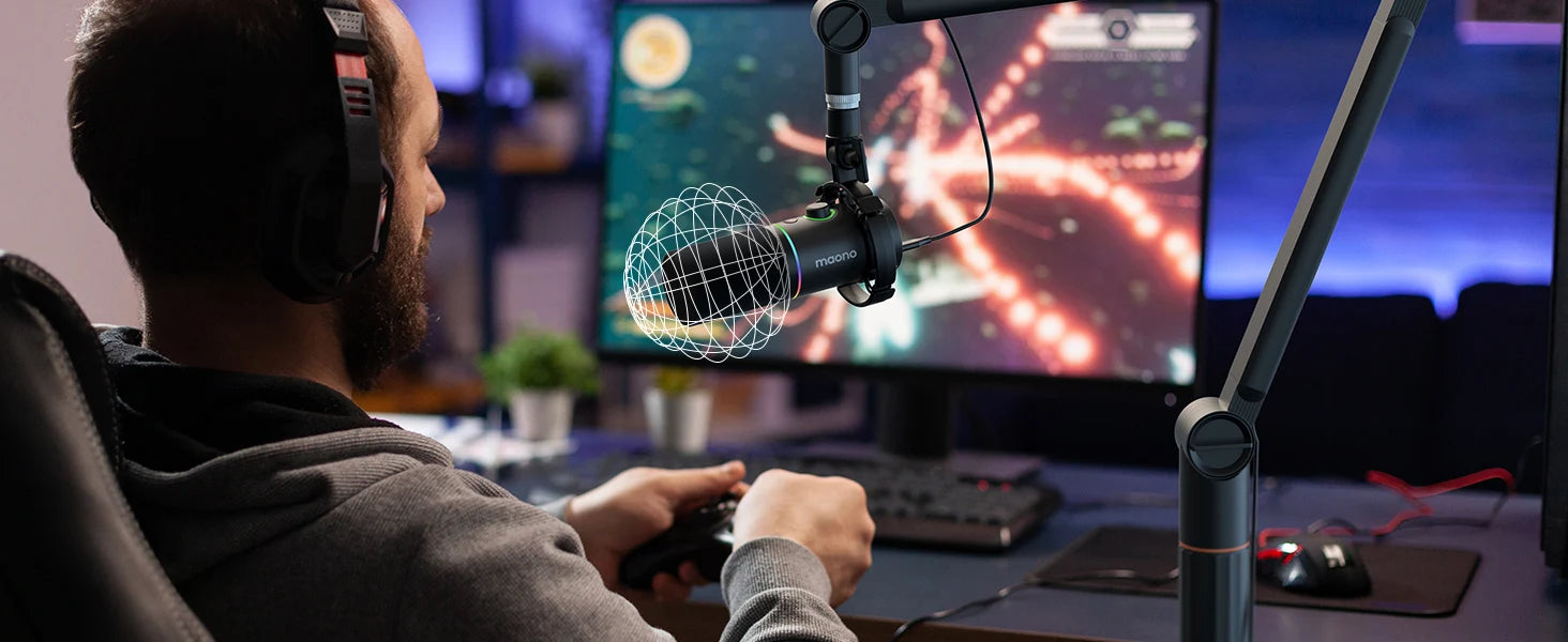 Maono PD200X – XLR/USB Dynamisk Mikrofon