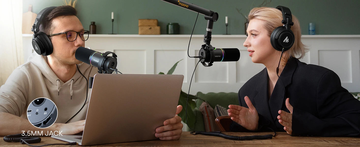 Maono PD200X – XLR/USB Dynamisk Mikrofon