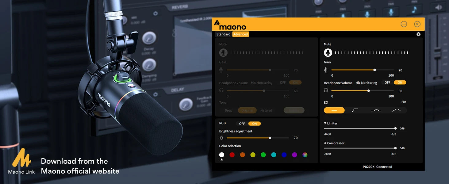 Maono PD200X – XLR/USB Dynamisk Mikrofon