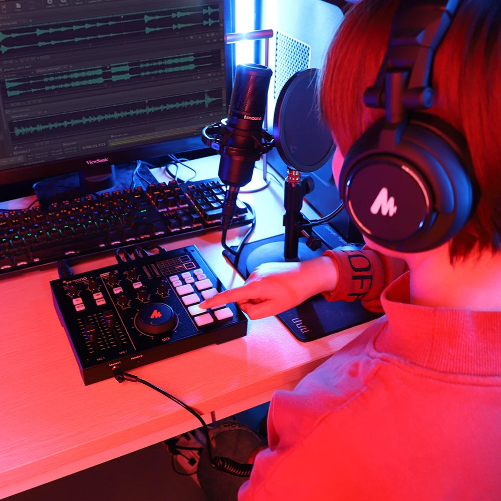 MAONOCASTER – Allt-i-ett ljudinterface & podcastutrustning