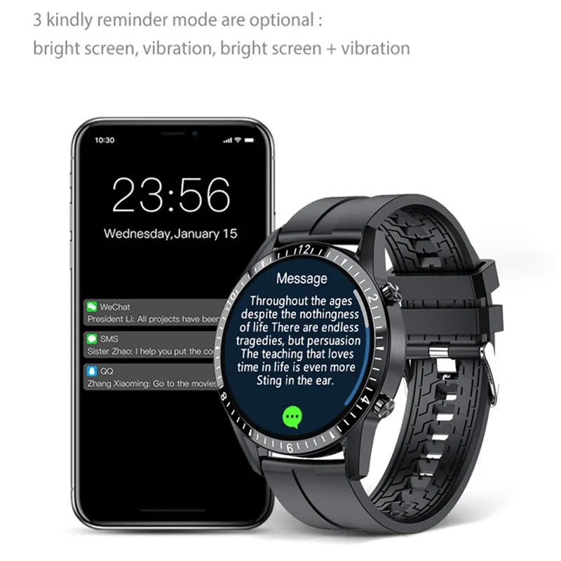 Vattentät Smartwatch Health Monitor för män