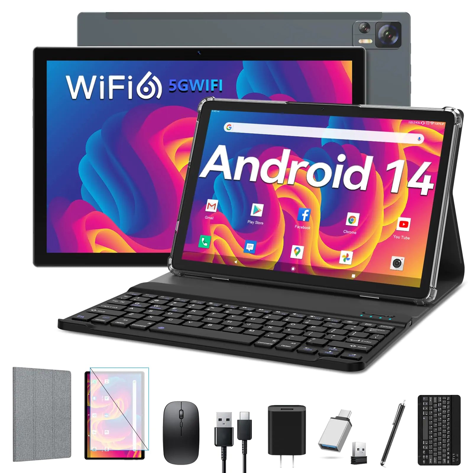 EITOMIN Android 14 Tablet 10 inch