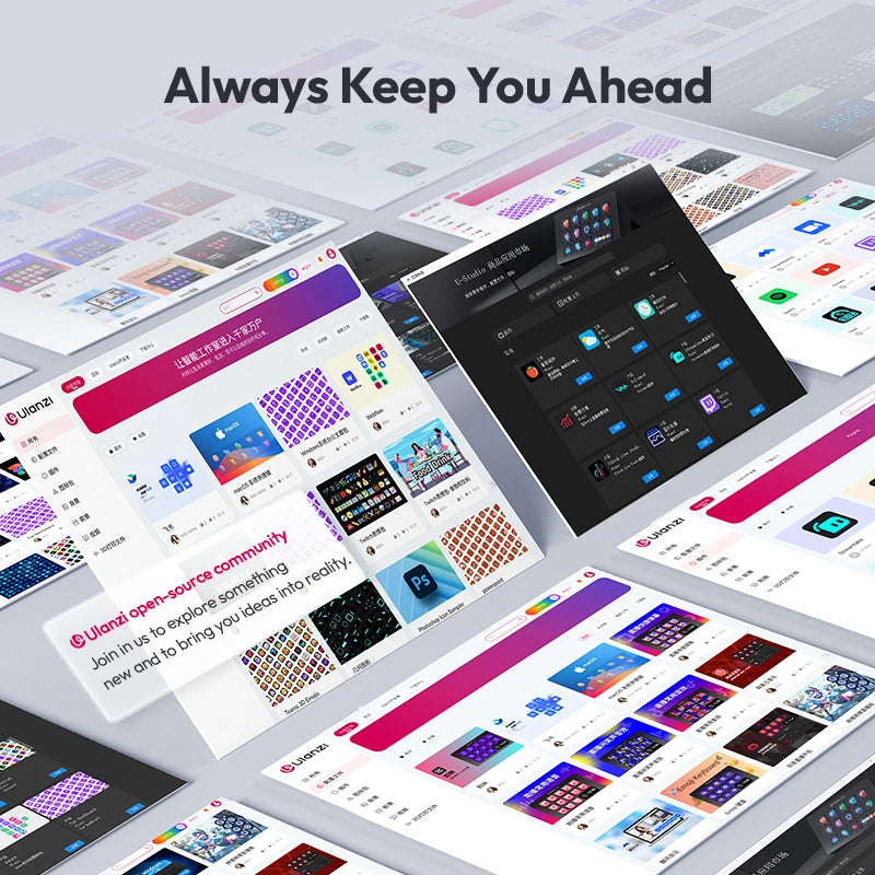 Ulanzi D200 – Stream Deck med 13 anpassningsbara LCD-knappar