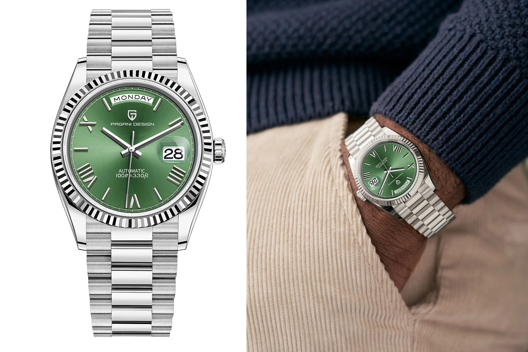 PAGANI DESIGN 2025 – Ny Automatisk Herrklocka