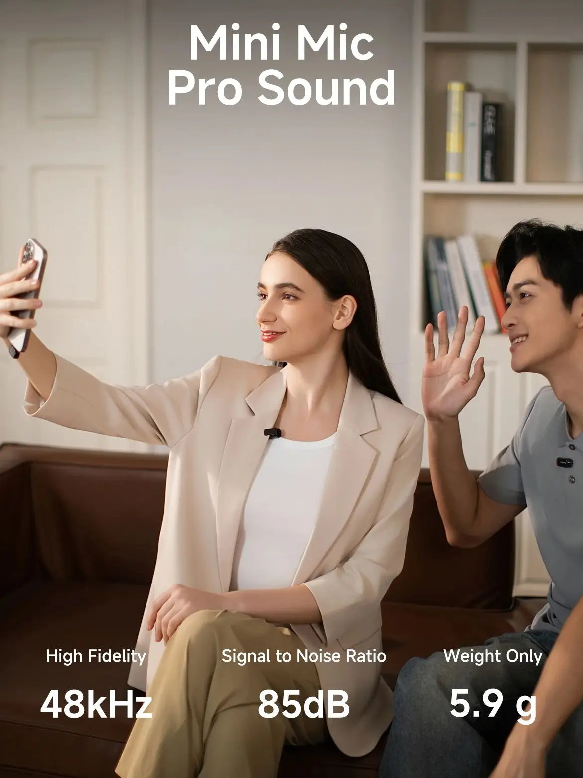 Maono T1mini – Mini lapelmikrofon för kreatörer & vloggare