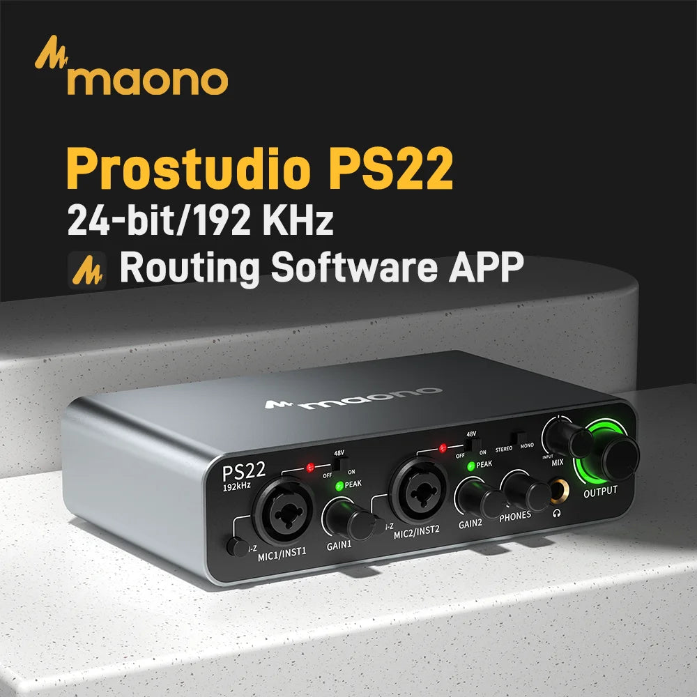 MAONO-PS22 USB Audio Interface