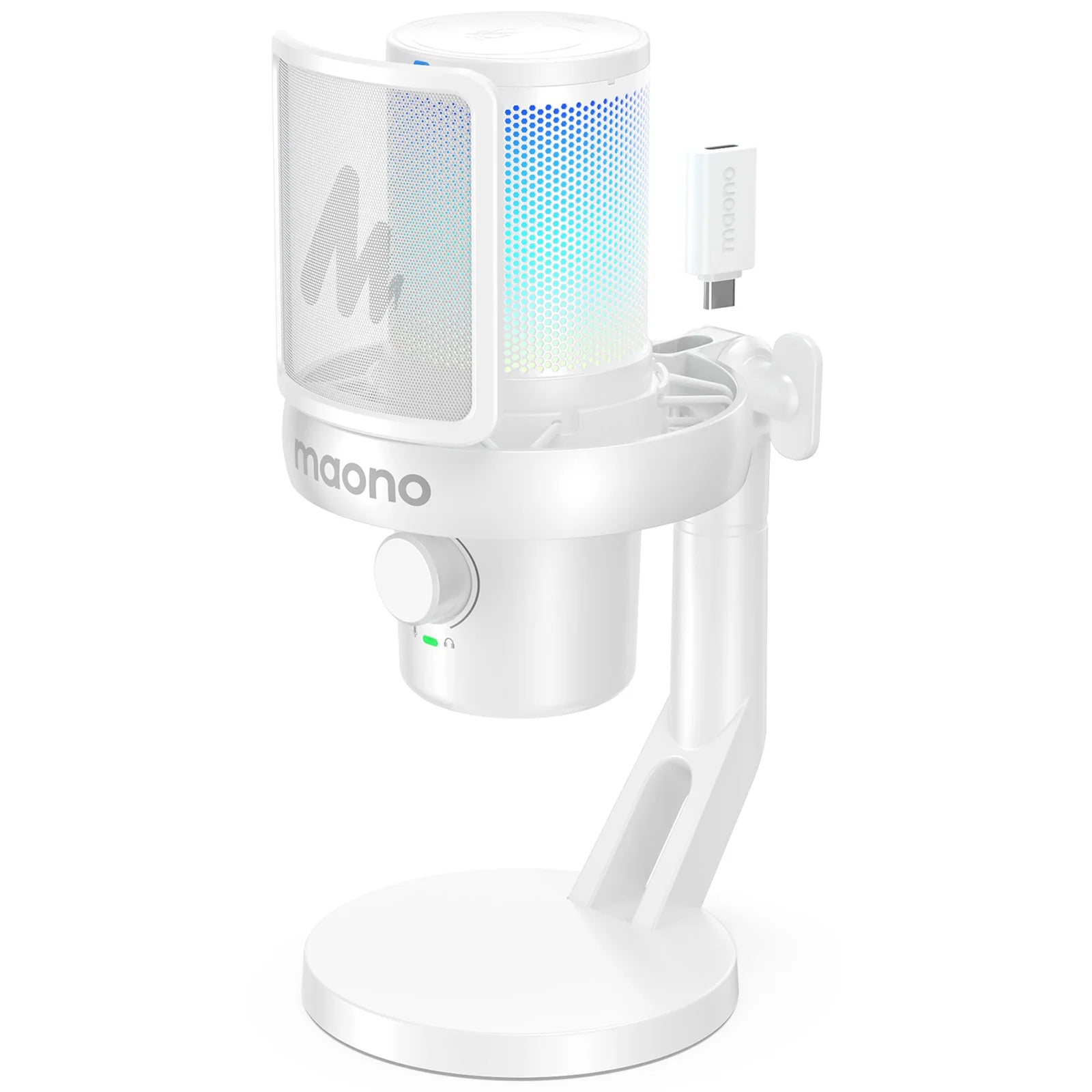 MAONO DM40 – Trådlös USB-mikrofon med AI-röstförändring