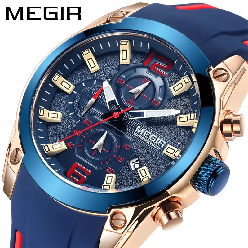 Megir Men's Waterproof Quartz