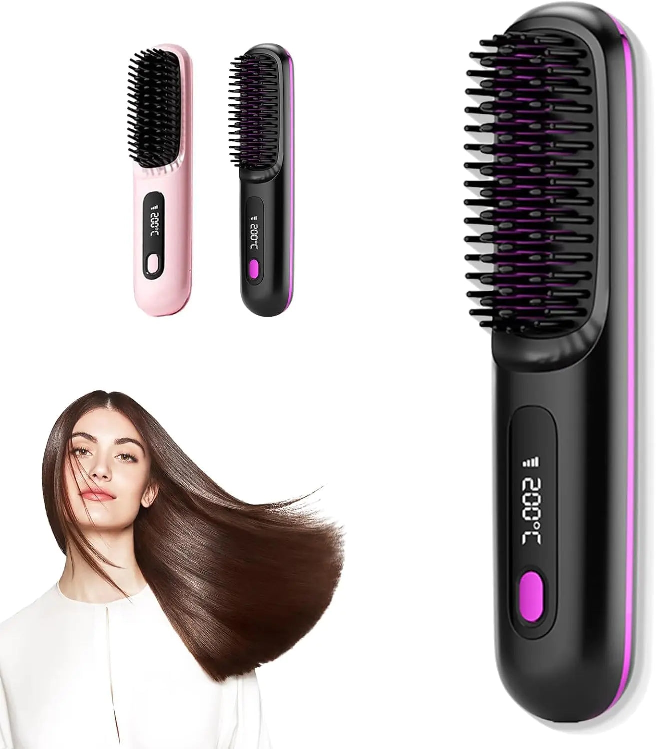 Portable Straightener Brush