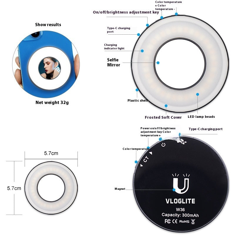Mobiltelefon Ring Lampa